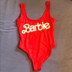 Red Barbie Baywatch - one piece swimsuit bikini